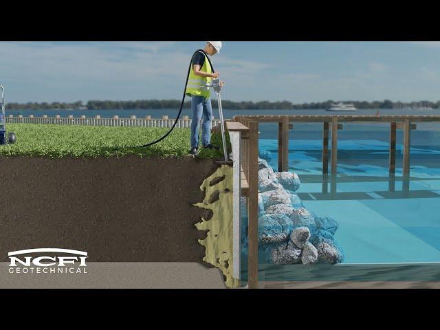 Mr Seawall Polyurethane Foam Seawall Repair Animation