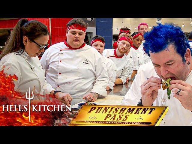 Sous Chefs Rate the Chicken Wings as Chef Ramsay Presents the First Punishment Pass | Hell's Kitchen