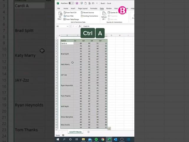 Fill Blank Cells In Excel With Same Text @BrainUpp