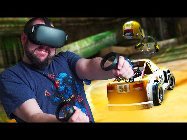 Awesome New Oculus Quest VR Racing Game! | Mini Motor Racing X With @GAMERTAGVR