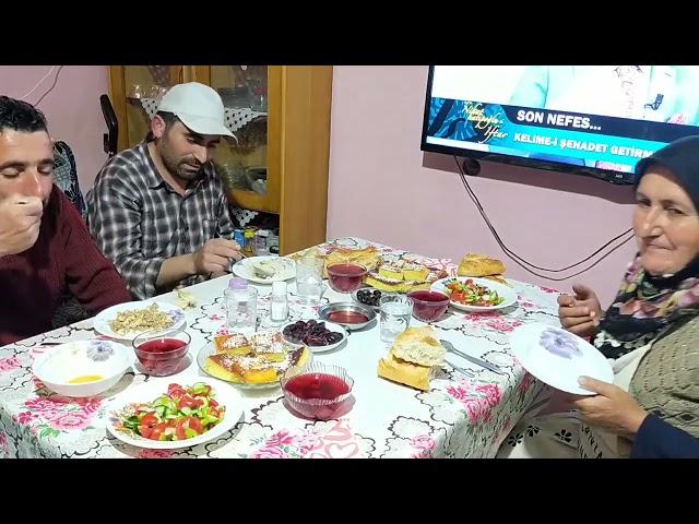 iftar soframıza hoş geldiniz günlük  vlog