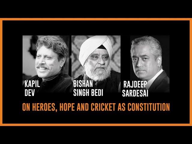 Bishan Singh Bedi , Kapil Dev, & Rajdeep Sardesai @Algebra