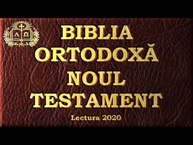 01. Evanghelia după Matei - Noul Testament - Biblia Ortodoxă - Lectură 2020