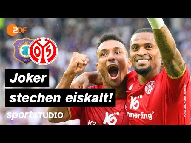 Erzgebirge Aue – Mainz 05 Highlights | DFB-Pokal 2022/23 | sportstudio