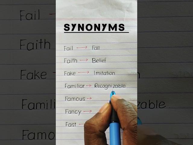 Synonyms