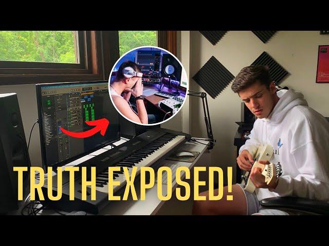 A DAY IN THE LIFE OF A FULL TIME ONLINE PRODUCER! | THE TRUTH BEHIND BEING A MUSIC PRODUCER!