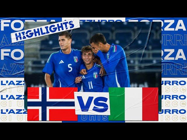 Highlights: Norvegia-Italia 0-3 | Under 21 | Qualificazioni U21 EURO 2025