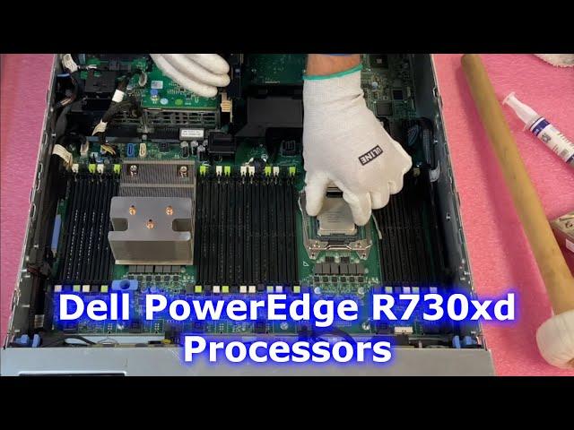 Dell PowerEdge R730xd Server CPUs | Intel Xeon Processors Options | LGA2011-3 Socket | CPU Install