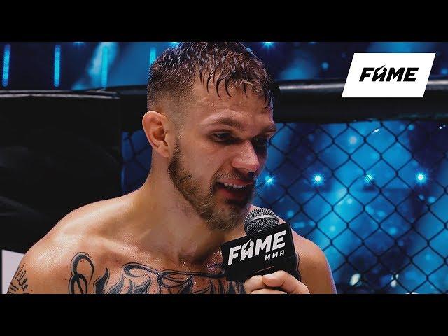 FAME MMA 5: Marcin Malczyński (wywiad w oktagonie)