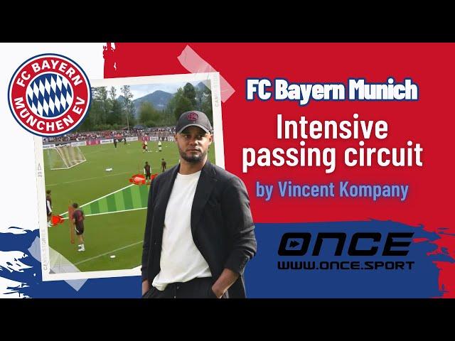 FC Bayern Munich - intensive passing circuit by Vincent Kompany