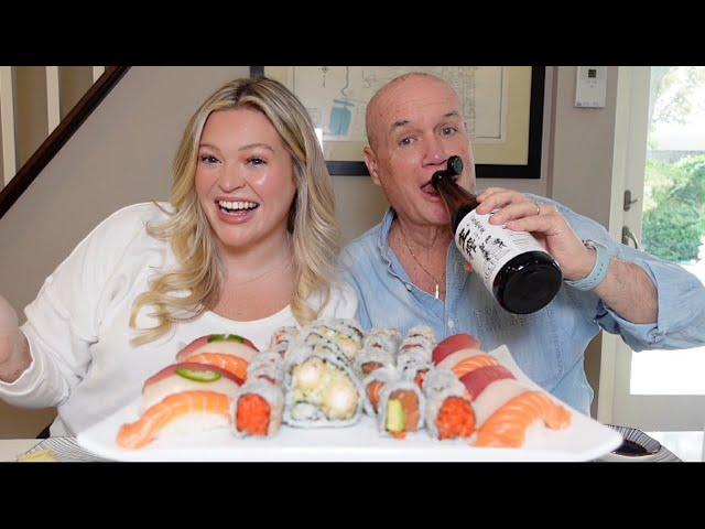 10,000 SUBSCRIBERS SUSHI CELEBRATION WITH DAD!!