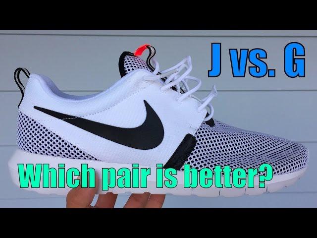 Personal Pickup Shoe Battle! J vs G