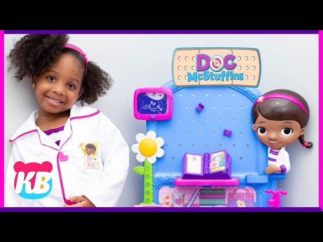 Doc Mcstuffins and the Story About Stuffed Animals | Kyraboo Pretend Play