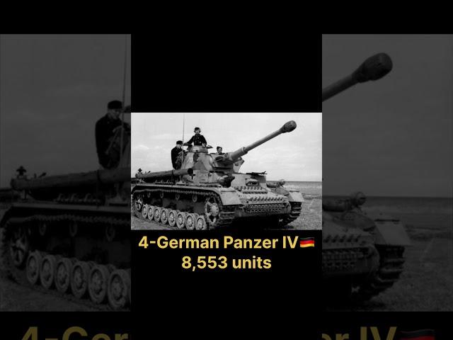 Most produced tanks in WW2