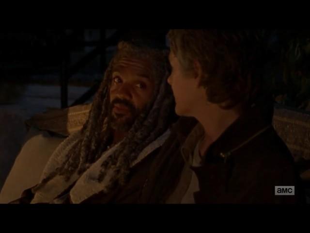 The Walking Dead - King Ezekiel tells Carol how he got Shiva the tiger.