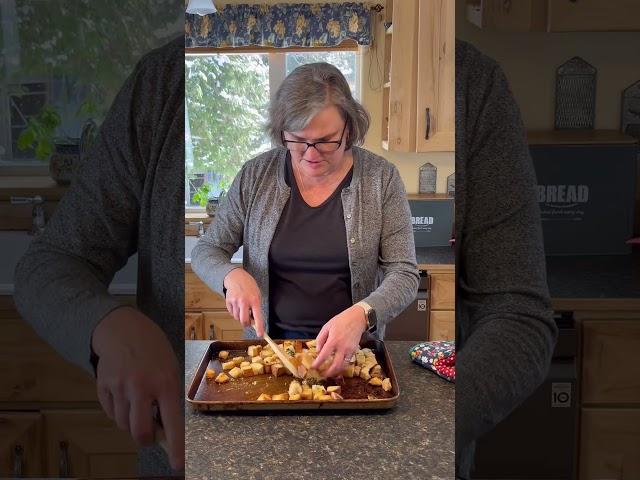 Garlic Croutons #recipe #croutons #breadrecipes