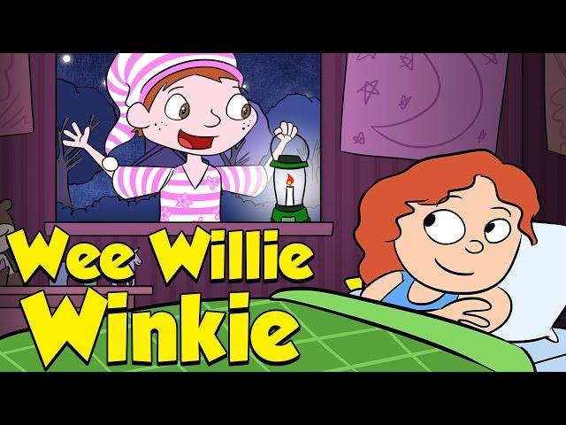 Wee Willie Winkie  | Bedtime | Nursery Rhyme for PreSchool Kids | Cool School