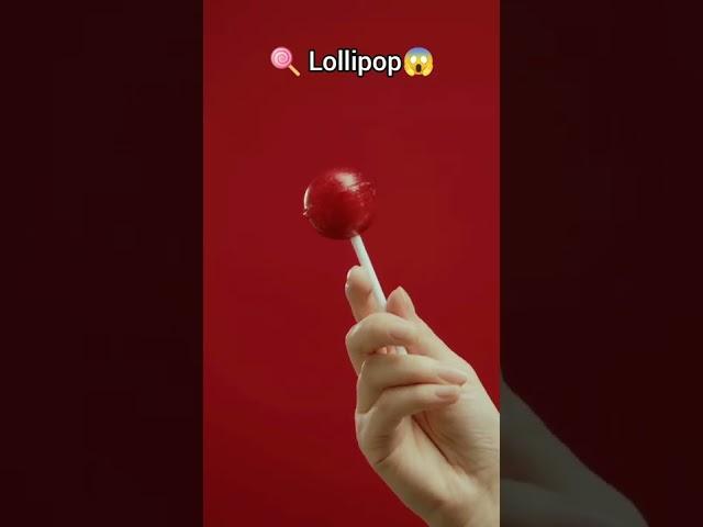 Close Up View of a Person Holding a Lollipop○●4k video○●#shorts