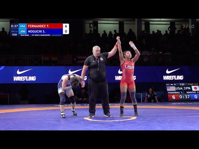 WORLD CHAMP Taina Fernandez Secures Gold In The U17 Finals