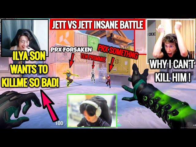 PRX f0rsakeN Shows Jett Diff Gameplay Against PRX Something & TLN Primmie With T1 Xccurate in Ranked