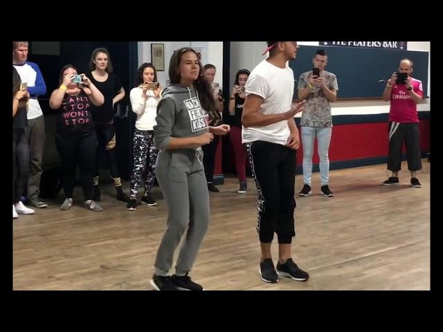 Samy el Magico and Carolina Rosa- DSwag footwork