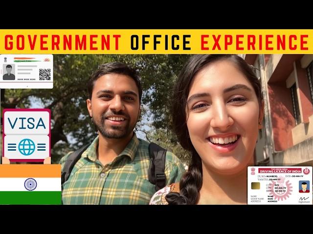 Foreigner’s Experience at Indian Government Offices | Visa & Driving License Experience