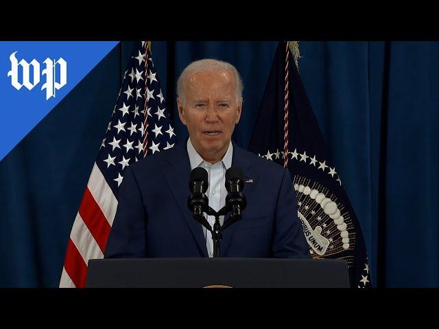 Biden's full comments on shooting at Trump rally