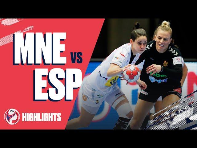 Highlights | Montenegro vs Spain | Main Round | Women's EHF EURO 2020