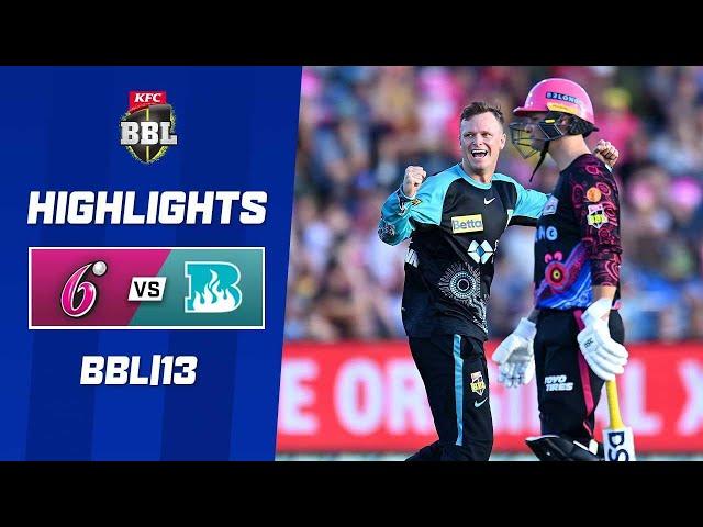 Sydney Sixers v Brisbane Heat | BBL|13