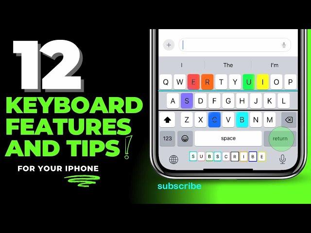 12 Amazing iphone keyboard features and tips tricks you need to know