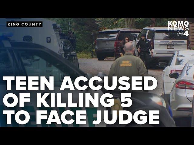 Teen accused of killing 5 people—including 3 juveniles—inside Fall City home to face judge