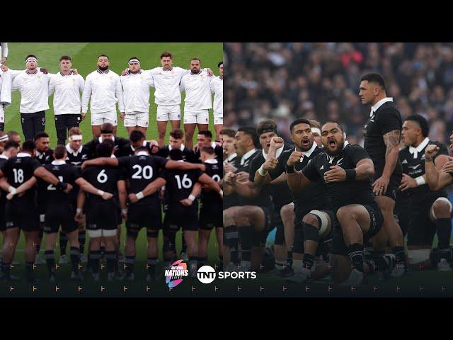 GOOSEBUMPS!  The All Blacks perform the Haka in front of England ‍