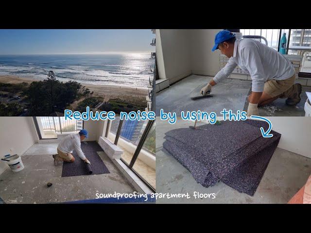 Soundproofing Floors | 층간소음 걱정 NO! 방음 매트 깔기 | Q1 Tiling [ENG/KOR]