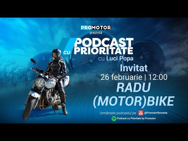 Radu @MotorBike27 Ce înveți la școala moto? Absolut nimic! | Podcast cu Prioritate #33