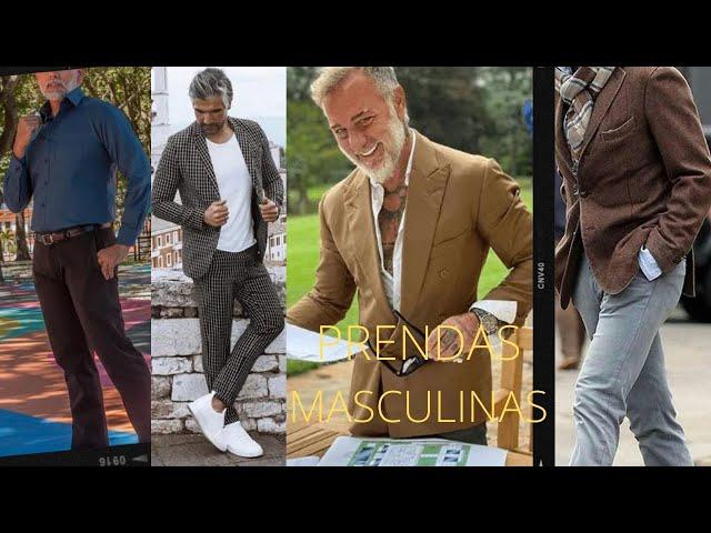 Prendas de Moda para Hombres Maduros de 60 y 70 años 