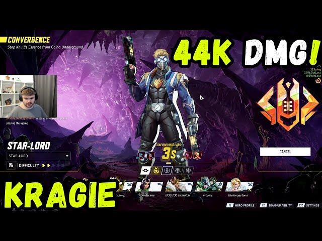 44K DMG! ELITE AIM! KRAGIE PRO STAR LORD GAMEPLAY - MARVEL RIVALS SEASON 2