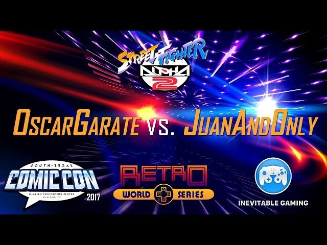 SFA2 (PS2) - Oscar Garate (Ryu) vs. The Juan and Only (ChunLi) - STxCC