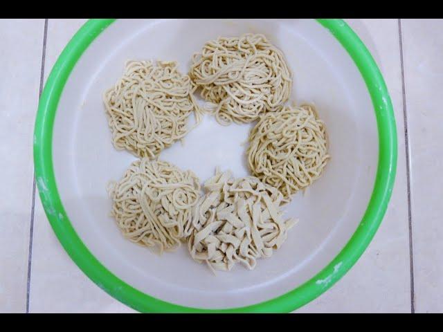 Cuma 4 bahan membuat mie homemade ala rumahan!! | QUARANTINE DAY-39