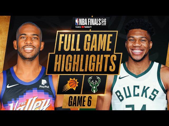 SUNS at BUCKS | FULL GAME 6 NBA FINALS HIGHLIGHTS | July 20, 2021