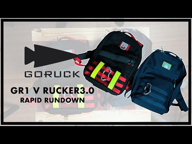 GORUCK GR1 v Rucker 3.0 | RAPID RUNDOWN