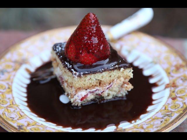 Strawberry Chocolate Cake Recipe - Heghineh Cooking Show