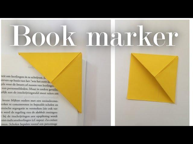 How to make a Paper Bookmark | EASY tutorial