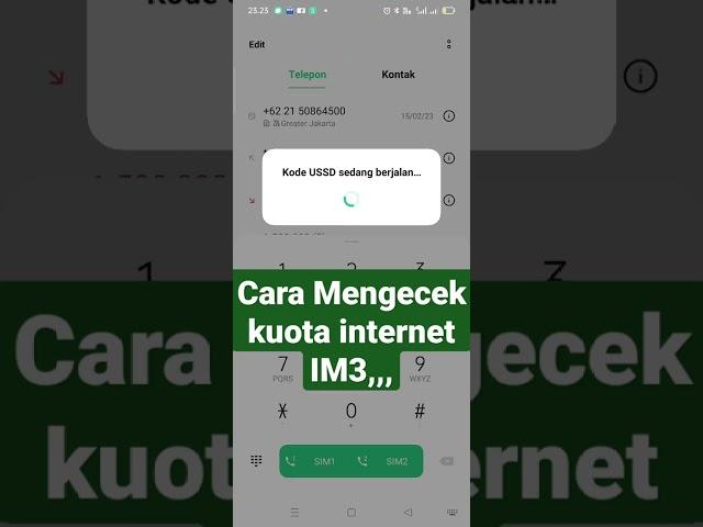 Cara Melihat Sisa Kuota IM3...#Caramengecekkoutaim3#