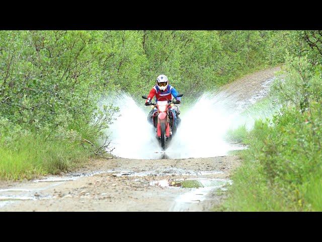 Honda CRF300 luggage for a 10 day trip. TET Finland and Norway