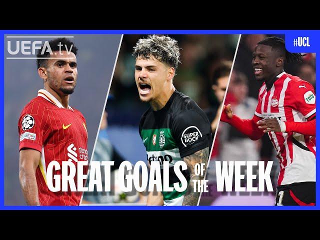 #UCL Great Goals Matchday 4 | Díaz, Araújo, Bakayoko