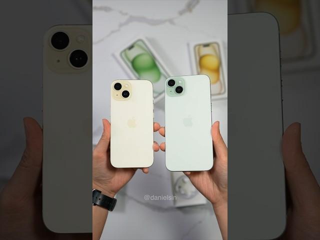 iPhone 15 and 15 Plus in Yellow and Green Unboxing!