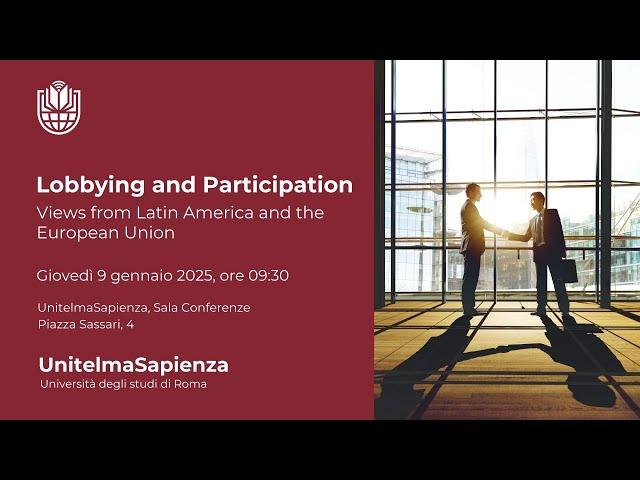 Lobbying and Participation. Views from Latin America and the European Union