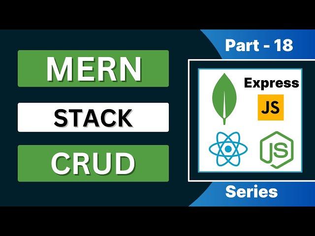 Delete User Data | Axios DELETE | MERN Stack CRUD Application Series - #18