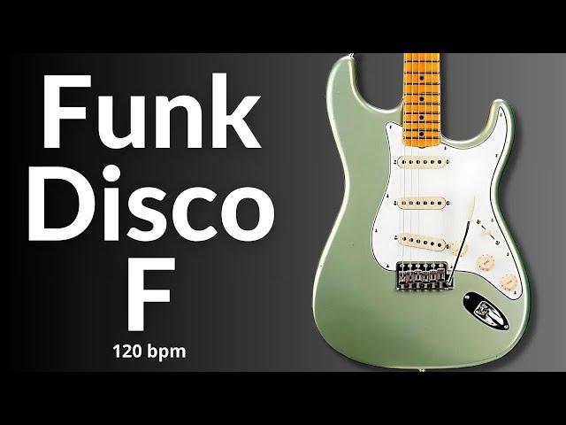 Funk Disco Backing Track in F Major (F7) l Ultimate Groove Session