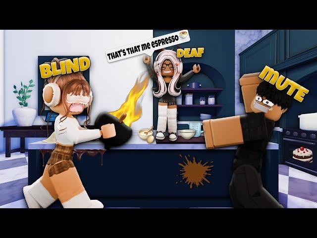 BLIND DEAF MUTE CHALLENGE in BERRY AVENUE!  | Roblox Roleplay Gone Hilariously Wrong!| VOICED